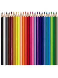   Akvarell ceruza készlet, háromszögletű, ecsettel, MAPED "Color Peps", 24 különböző szín (IMA836013) (IMA836013)
