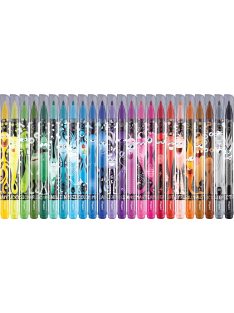   Filctoll készlet, 2,8 mm, kimosható, MAPED "Color'Peps Monster" 24 különböző szín (IMA845401)