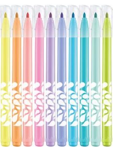   Filctoll készlet, 2,8 mm, kimosható, MAPED  "Color'Peps Pastel", 10 különböző pasztell szín (IMA845469)