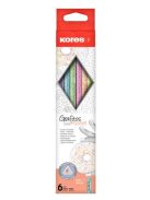 Filctoll készlet, 2 mm, kimosható, MAPED "Color'Peps Ocean Life", 6 különböző szín (IMA845700)