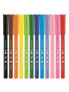 Filctoll készlet, 2 mm, kimosható, MAPED "Color'Peps Ocean", 12 különböző szín (IMA845720)