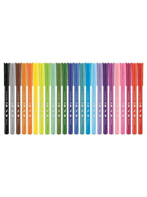 Filctoll készlet, 2 mm, kimosható, MAPED "Color'Peps Ocean", 24 különböző szín (IMA845722)