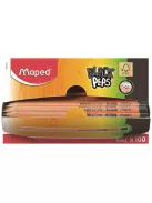 Grafitceruza display, HB, háromszögletű, MAPED "Black Peps" (IMA850040)