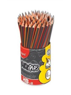   Grafitceruza, ceruzatartó, HB, háromszögletű, MAPED "Black'Peps" (IMA850059)