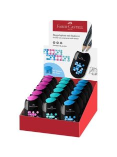   Grafitceruza radírral, HB, háromszögletű, MAPED "Black'Peps Glitter Deco", vegyes pasztell színek (IMA851804)