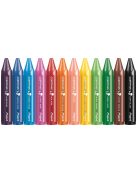 Zsírkréta, vastag, MAPED "Color'Peps MAXI Wax", 12 különböző szín (IMA861311)