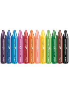   Zsírkréta, vastag, MAPED "Color'Peps MAXI Wax", 12 különböző szín (IMA861311)