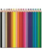 Színes ceruza készlet, háromszögletű, MAPED "Color'Peps Strong", 24 különböző szín (IMA862724)