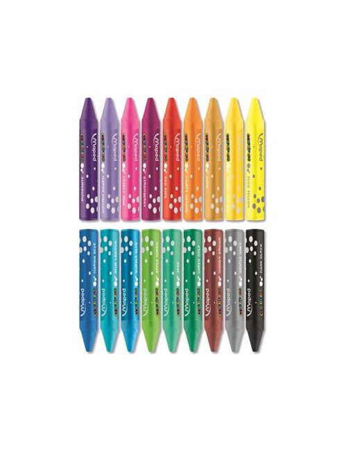 Olajpasztell kréta, MAPED "Color'Peps", 12 különböző szín (IMA864010)