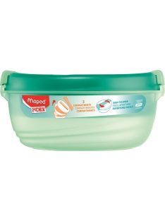   Uzsonnás doboz, kerek, MAPED PICNIK "Origins", zöld (IMA872605)