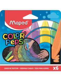   Aszfaltkréta, MAPED "Color'Peps", 6 különböző szín (IMA936010)