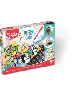   Fújós filctoll készlet, MAPED CREATIV, "Blow pen Art", csíkozás (IMAC846715)