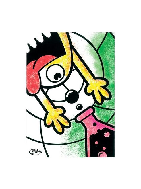 Fújós filctoll készlet, MAPED CREATIV, "Blow pen Art", csíkozás (IMAC846715)