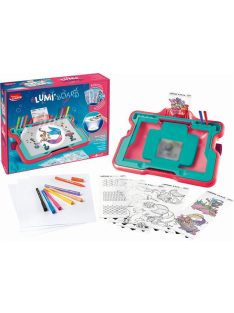   Kreatív készségfejlesztő rajzkészlet, MAPED CREATIV "Lumi Board Mermaid's World" (IMAC904101)