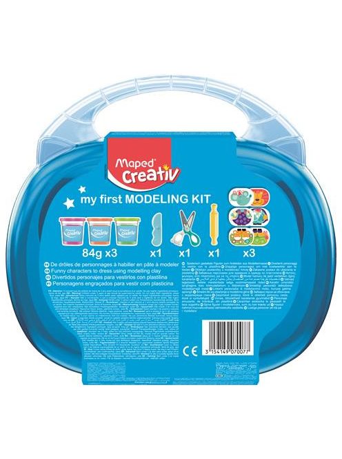 Kreatív készségfejlesztő készlet, MAPED CREATIV, "Early age", varázslatos gyurmavilág (IMAC907007)