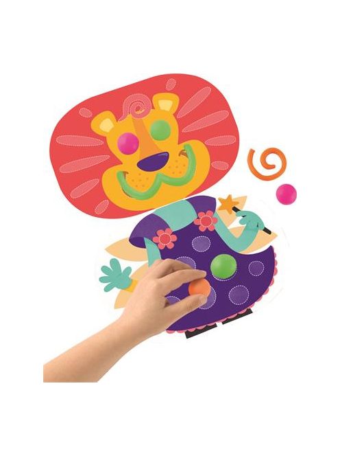 Kreatív készségfejlesztő készlet, MAPED CREATIV, "Early age", varázslatos gyurmavilág (IMAC907007)