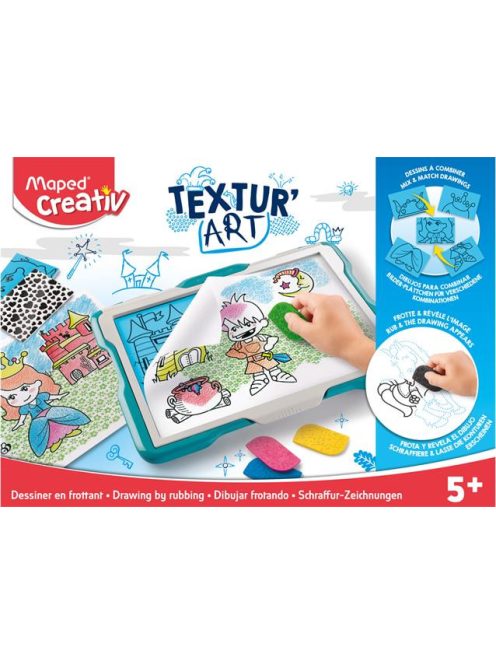 Rajztábla, textúrák, MAPED CREATIV, kastélyok (IMAC907038)