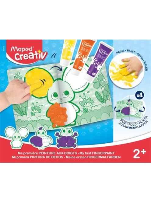 Kreatív készségfejlesztő készlet, MAPED CREATIV, "Early age", ujjfesték (IMAC907043)