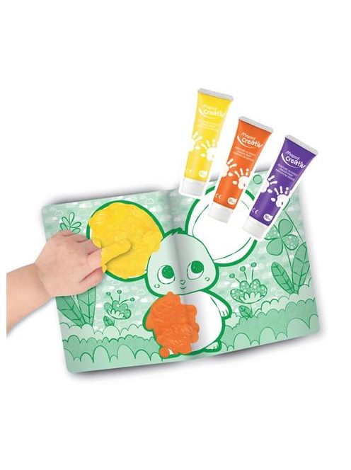 Kreatív készségfejlesztő készlet, MAPED CREATIV, "Early age", ujjfesték (IMAC907043)