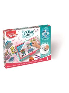  Rajztábla, textúrák, MAPED CREATIV, "Textur'Art", divat (IMAC907046)
