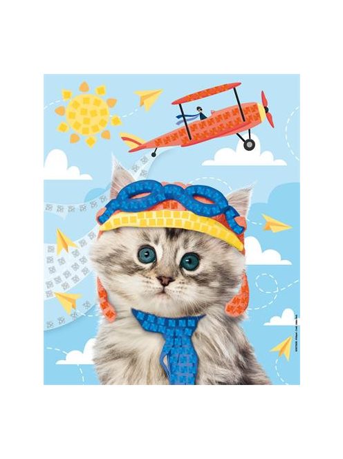 Mozaikos képkészítő készlet, MAPED CREATIV, "Cute Animals", aranyos állatok (IMAC907050)