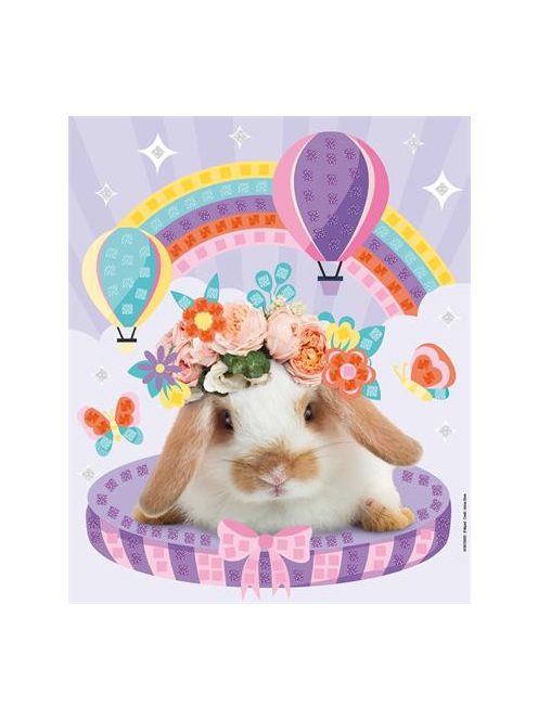 Mozaikos képkészítő készlet, MAPED CREATIV, "Cute Animals", aranyos állatok (IMAC907050)