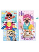 Mozaikos képkészítő készlet, MAPED CREATIV, "Cute Animals", aranyos állatok (IMAC907050)