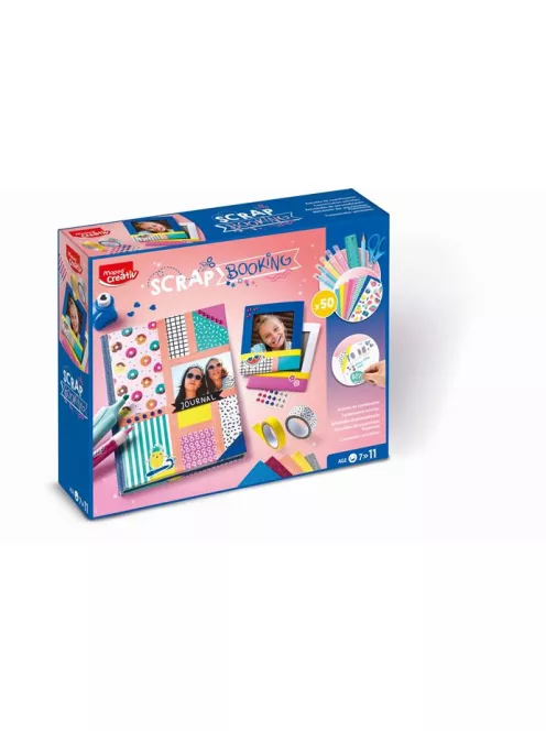 Kreatív scrapbooking készlet, 50 darabos, MAPED CREATIV "Scrapbooking Set" (IMAC907054)