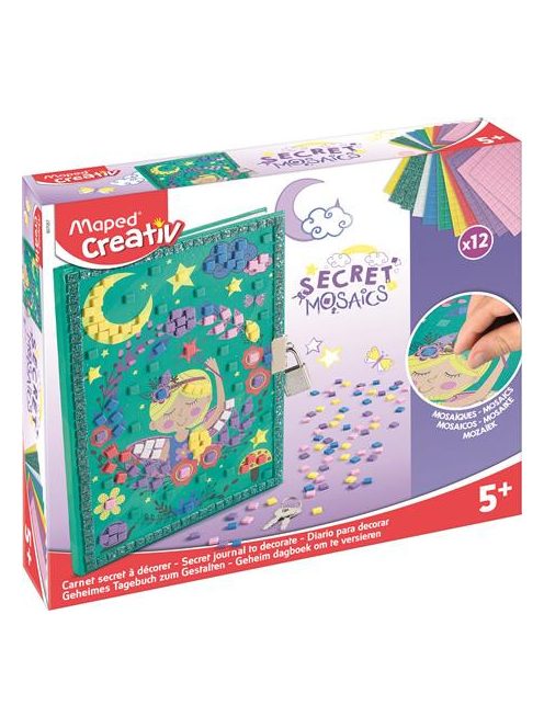 Mozaikos titkos napló, MAPED CREATIV, "Secret Mosaics" (IMAC907057)