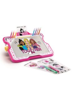   Kreatív készségfejlesztő rajzkészlet, MAPED CREATIV "Lumi Board Barbie" (IMAC907061)