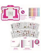Kreatív készségfejlesztő rajzkészlet, MAPED CREATIV "Lumi Board Barbie" (IMAC907061)