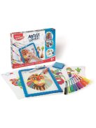 Kreatív készségfejlesztő tábla, átlátszó, törölhető, MAPED CREATIV, "Artist Board", kalandos világ (IMAC907101)