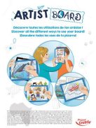 Kreatív készségfejlesztő tábla, átlátszó, törölhető, MAPED CREATIV, "Artist Board", kalandos világ (IMAC907101)