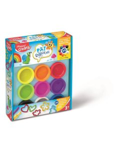   Gyurma és formázó készlet, 21 darabos, MAPED CREATIV, "Pat Dough" (IMAC907202)