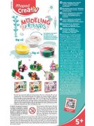 Utántöltő modellező gyurma készlet, levegőre száradó, MAPED CREATIV, "Modeling Friends" (IMAC907203)