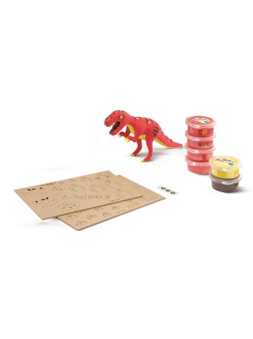 Dínó készítő modellező gyurma készlet, MAPED CREATIV "Dinos factory", T-Rex (IMAC907210)