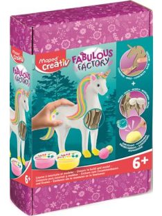   Unikornis készítő modellező gyurma készlet, MAPED CREATIV "Fabulous factory" (IMAC907211)
