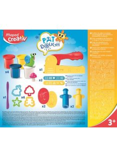   Gyurma és formázó készlet, 16 darabos, MAPED CREATIV, "Pat Dough" (IMAC907215)