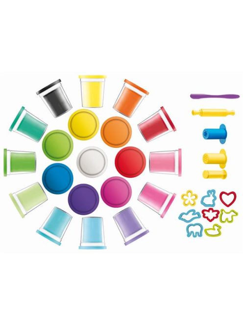 Gyurma és formázó készlet, 32 darabos, MAPED CREATIV "Pat Dough" (IMAC907217)