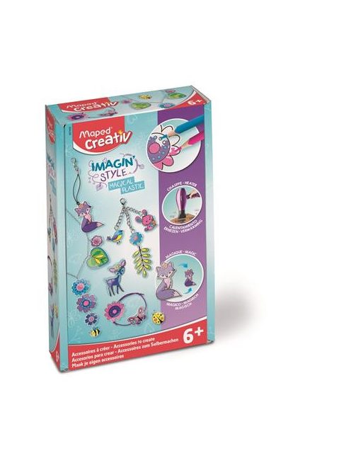 Mágikus ékszerkészítő készlet, MAPED CREATIV, "Imagin' Style", Magical Plastic (IMAC907400)