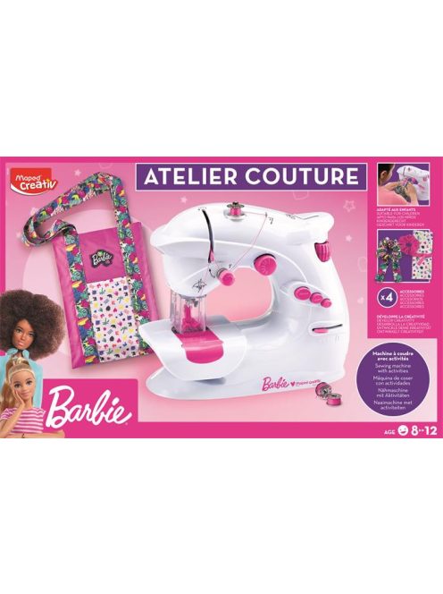 Játék varrógép készlet, MAPED CREATIV "Atelier Couture Barbie" (IMAC907405)