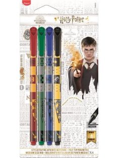   Filctoll készlet, MAPED "Harry Potter Teens", 4 különböző szín (IMAH749600)