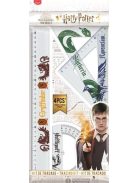 Vonalzókészlet, műanyag, 4 darabos, MAPED "Harry Potter Teens" , 30 cm (IMAH981765)