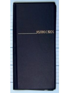 Névjegytartó, 96 db-os, PANTAPLAST, fekete (INP311602F)