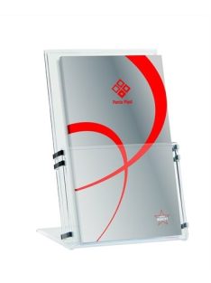 Prospektustartó, asztali, A4, PANTA PLAST (INP4030300)