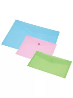   Irattartó tasak, A4, PP, patentos, 160 mikron, PANTA PLAST, pasztell rózsaszín (INP410003013)