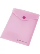 Irattartó tasak, A6, PP, patentos, 160 mikron, PANTA PLAST, pasztell rózsaszín (INP410005213)