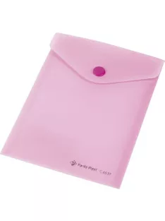  Irattartó tasak, A6, PP, patentos, 160 mikron, PANTA PLAST, pasztell rózsaszín (INP410005213)