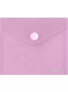 Irattartó tasak, A6, PP, patentos, 160 mikron, PANTA PLAST, pasztell rózsaszín (INP410005213)