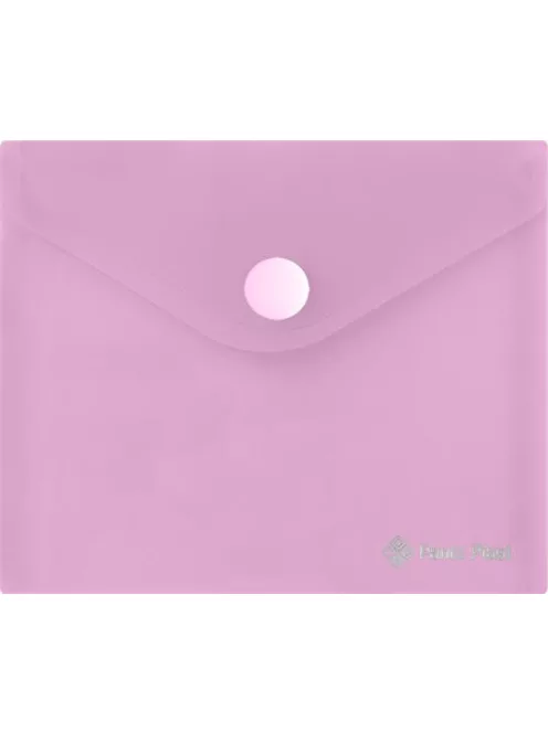 Irattartó tasak, A6, PP, patentos, 160 mikron, PANTA PLAST, pasztell rózsaszín (INP410005213)